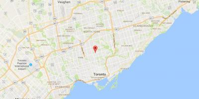 Kartta Yonge and Eglinton Toronto district
